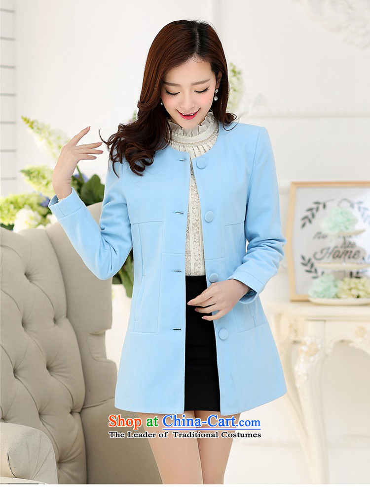 Gross new fall kinvillapolo2015? Long girls Coat new boxed Korean autumn gross? mm heavy code thick coat windbreaker skyblue XXL(130-145 catty) through pictures, prices, brand platters! The elections are supplied in the national character of distribution, so action, buy now enjoy more preferential! As soon as possible.