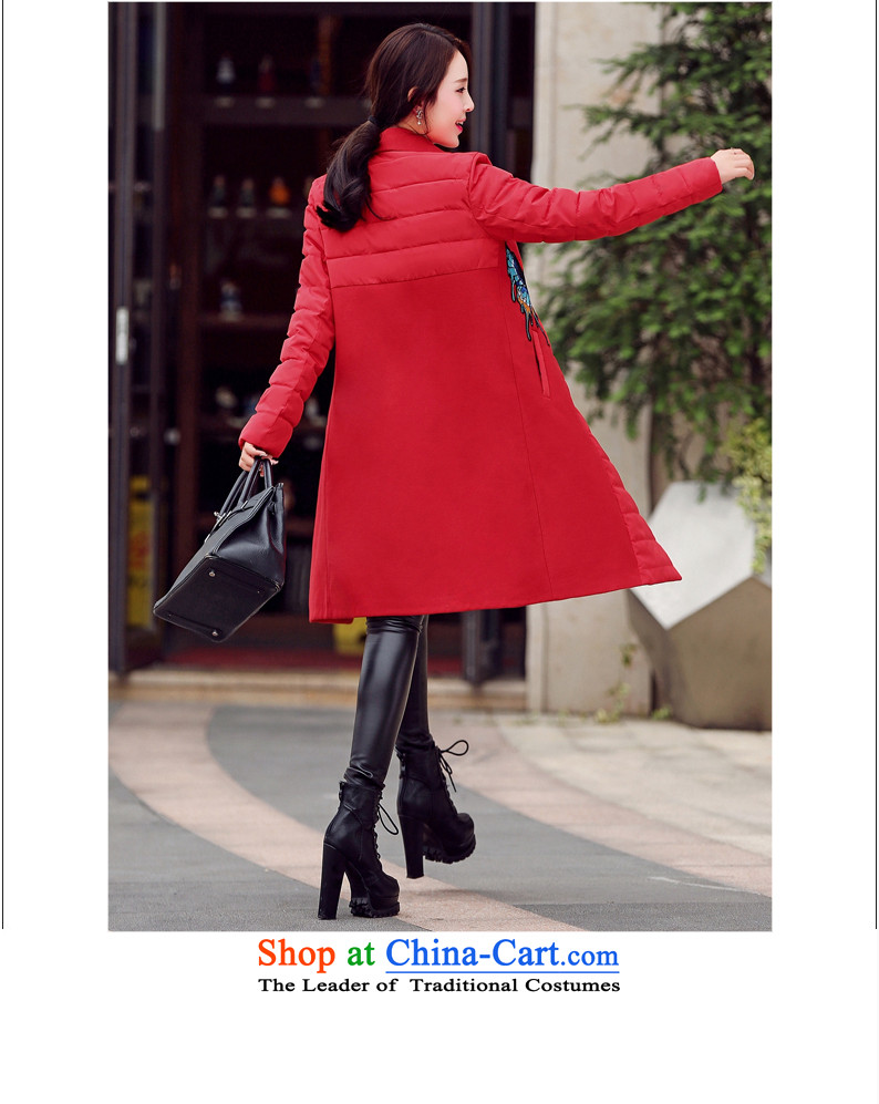 Ka Fei Yung Wool coat jacket is 2015 Women's winter clothing New Sau San wild long-sleeved gross? coats that long folder cotton swab services gross female gray jacket? butterfly L code picture, prices, brand platters! The elections are supplied in the national character of distribution, so action, buy now enjoy more preferential! As soon as possible.