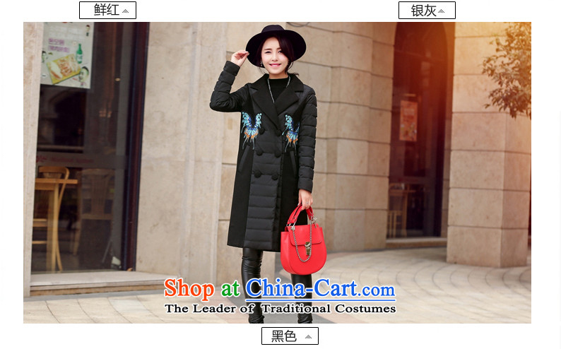 Ka Fei Yung Wool coat jacket is 2015 Women's winter clothing New Sau San wild long-sleeved gross? coats that long folder cotton swab services gross female gray jacket? butterfly L code picture, prices, brand platters! The elections are supplied in the national character of distribution, so action, buy now enjoy more preferential! As soon as possible.