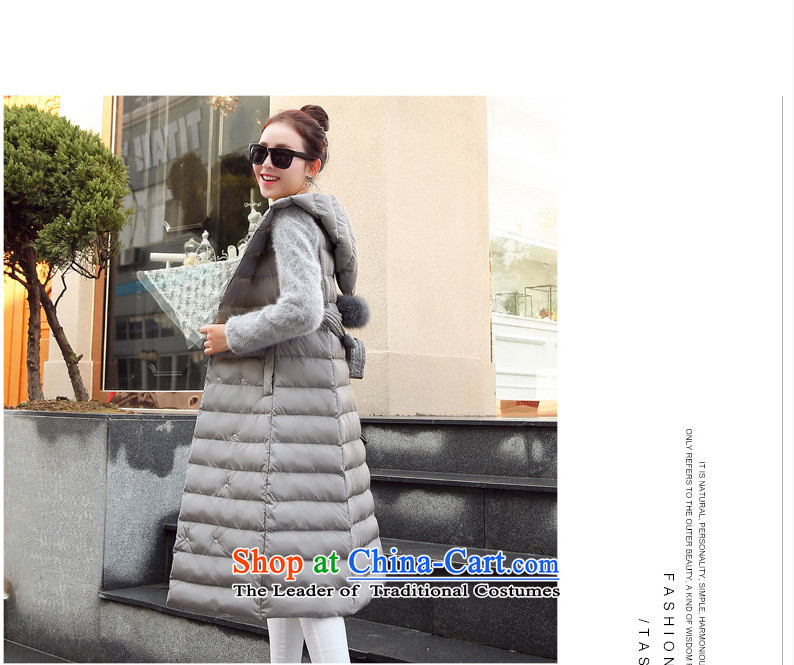 Ka Fei Yung Wool coat jacket is 2015 Women's winter clothing New Sau San wild long-sleeved gross? coats that long folder cotton swab services gross female gray jacket? butterfly L code picture, prices, brand platters! The elections are supplied in the national character of distribution, so action, buy now enjoy more preferential! As soon as possible.