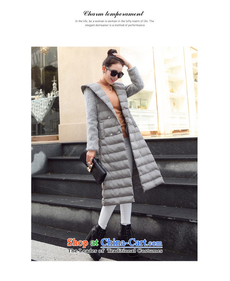 Ka Fei Yung Wool coat jacket is 2015 Women's winter clothing New Sau San wild long-sleeved gross? coats that long folder cotton swab services gross female gray jacket? butterfly L code picture, prices, brand platters! The elections are supplied in the national character of distribution, so action, buy now enjoy more preferential! As soon as possible.