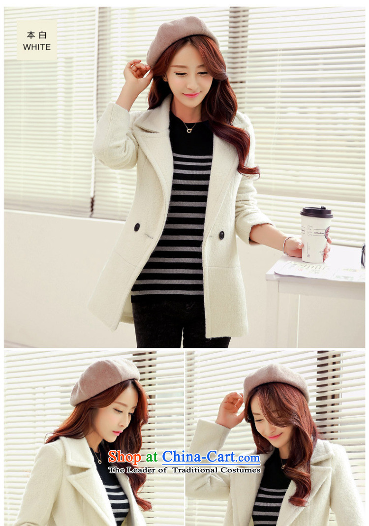 The talks by 2015 Mrs windbreaker girl in long spring and autumn Korean new large stylish long-sleeved pure colors Sau San lapel gross? female autumn and winter coats thin gray L pictures graphics, prices, brand platters! The elections are supplied in the national character of distribution, so action, buy now enjoy more preferential! As soon as possible.