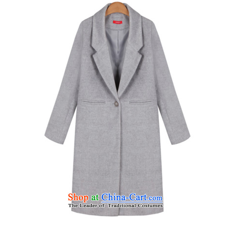 In 2015, Park Fall/Winter Collections new larger female hair? jacket thick MM to intensify the long a wool coat gray 2578 3XL around 922.747 150 - 160131, Park shopping on the Internet has been pressed.