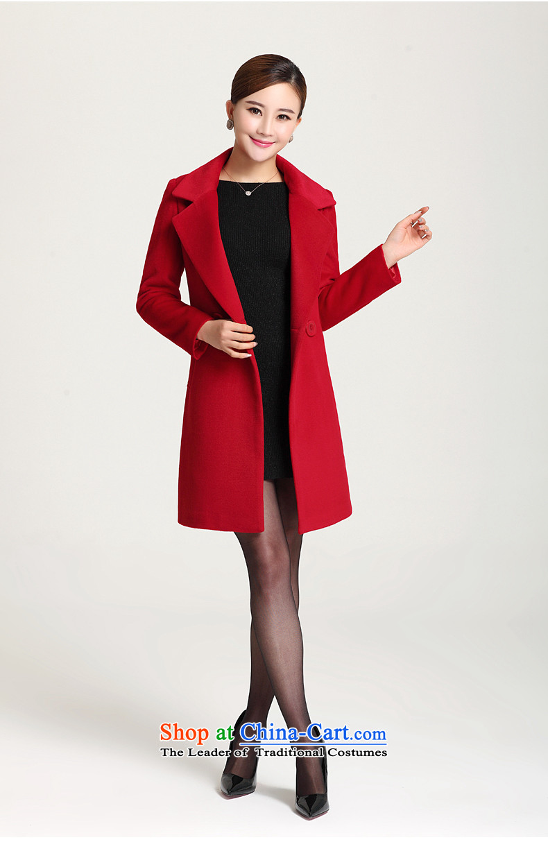 The Aileu degrees gross? 2015 autumn and winter coats new windbreaker larger female Korean cashmere overcoat thick long suit in a black jacket wool 4XL Photo, prices, brand platters! The elections are supplied in the national character of distribution, so action, buy now enjoy more preferential! As soon as possible.
