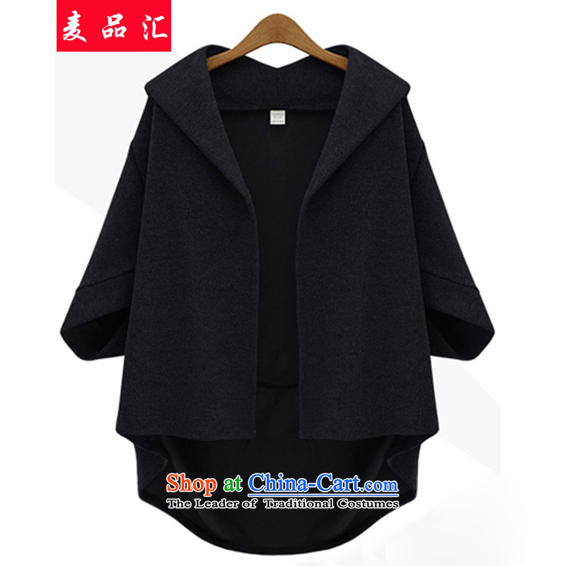 Mr Mak King 2015 Code of removals by sinks female thick mm fall/winter collections to xl graphics thin loose thick MM bat wear 200 catties 636 dark blue 4XL, Mak products removals by sinks , , , shopping on the Internet