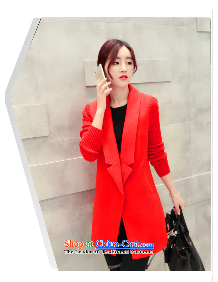 Yi Wu 2015 autumn and winter new women in Korean female long suit for a wool coat gross? jacket female windbreaker Y2002 A blue A M pictures, prices, brand platters! The elections are supplied in the national character of distribution, so action, buy now enjoy more preferential! As soon as possible.