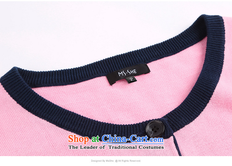 Msshe xl women 2015 new MM thick cotton load autumn knitting cardigan sweater jacket 4587th pink 4XL Photo, prices, brand platters! The elections are supplied in the national character of distribution, so action, buy now enjoy more preferential! As soon as possible.
