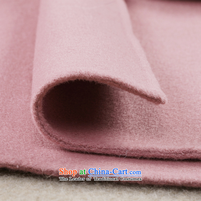 Lord of the sponsors of the new high autumn 2015-manual two-sided Fleece Jacket female Pure wool is a wool coat in long 8111 pink M included Lord Ashdown has been pressed shopping on the Internet