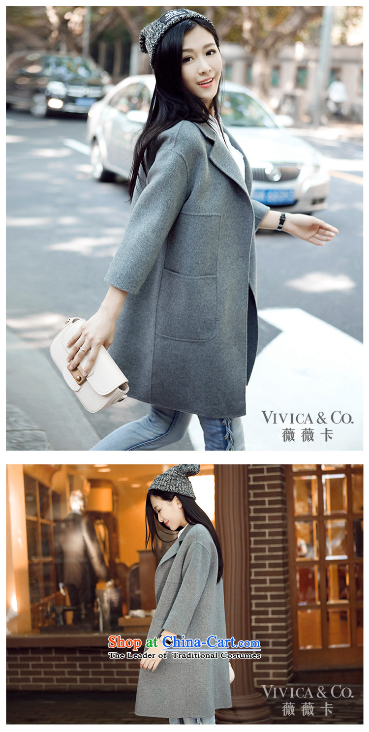 Weiwei Card 2015 autumn and winter new Korean hand-cashmere overcoat female long jacket, 1355 pink S picture, prices, brand platters! The elections are supplied in the national character of distribution, so action, buy now enjoy more preferential! As soon as possible.
