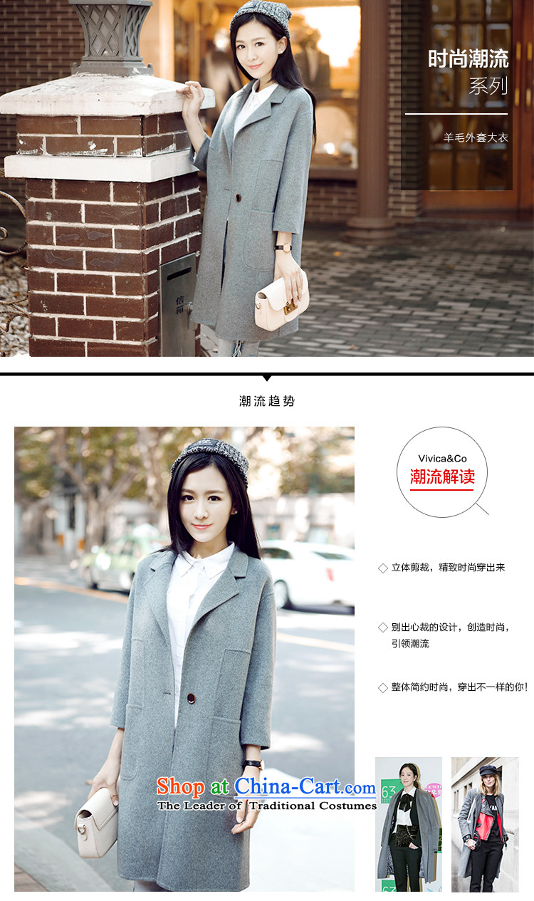 Weiwei Card 2015 autumn and winter new Korean hand-cashmere overcoat female long jacket, 1355 pink S picture, prices, brand platters! The elections are supplied in the national character of distribution, so action, buy now enjoy more preferential! As soon as possible.