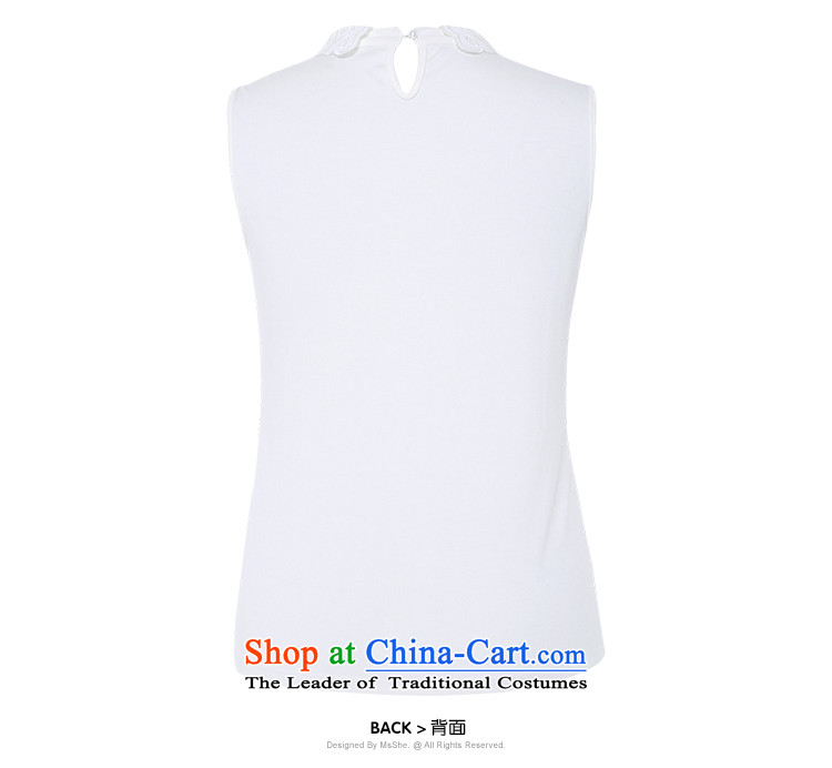 Msshe xl women 2015 new autumn replacing lace stitched cotton modal sleeveless tank 8377 white picture, prices, 3XL brand platters! The elections are supplied in the national character of distribution, so action, buy now enjoy more preferential! As soon as possible.