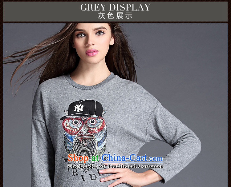  2015 Leader of the new larger women Fall/Winter Collections thick mm200 catty leisure sweater sweater thick sister thick plus lint-free female sweater gray stamp 3XL recommendations 140-160 characters picture, prices, brand platters! The elections are supplied in the national character of distribution, so action, buy now enjoy more preferential! As soon as possible.