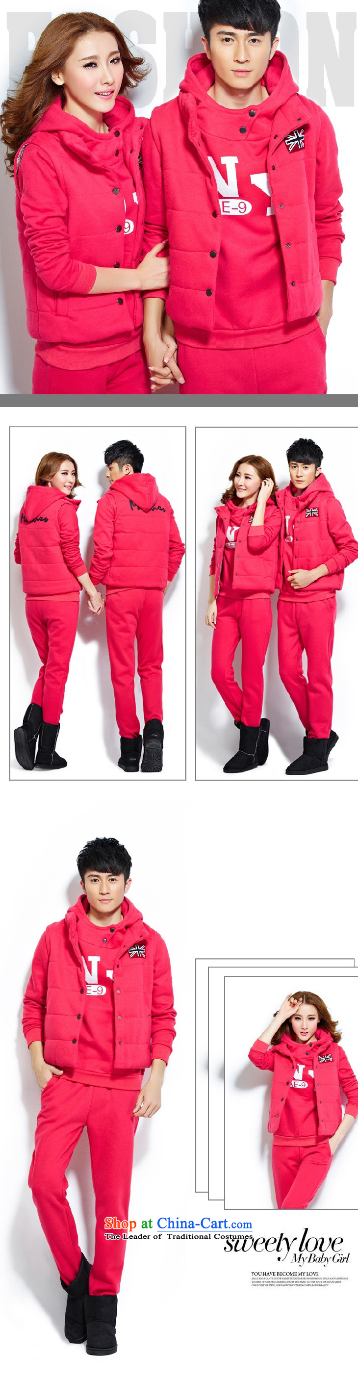 Sleek and versatile large meiby code women to increase men sweater kits plus lint-free sports wear thick cotton couples sports Kit5065 red 3XL picture, prices, brand platters! The elections are supplied in the national character of distribution, so action, buy now enjoy more preferential! As soon as possible.