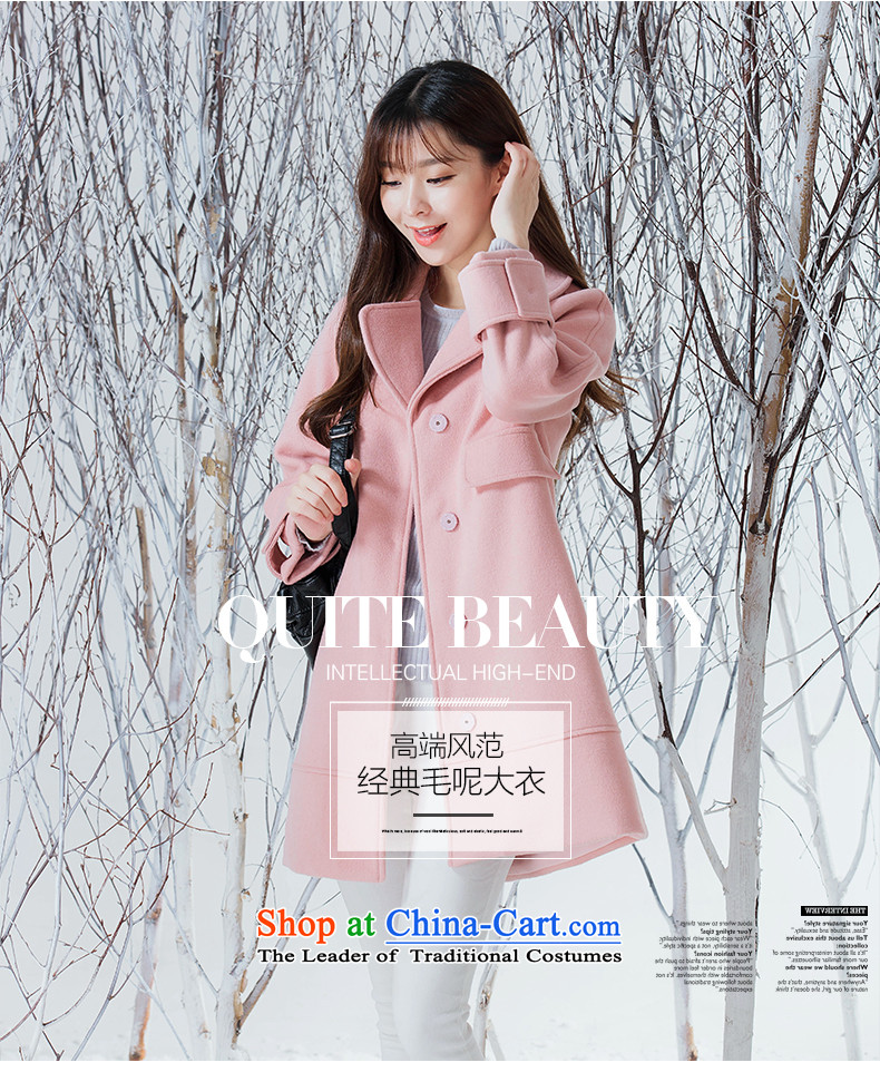 Song rabbit hair girl in the jacket? Long 2015 Fall/Winter Collections of leisure new women's small-wind wool a wool coat pink M picture, prices, brand platters! The elections are supplied in the national character of distribution, so action, buy now enjoy more preferential! As soon as possible.
