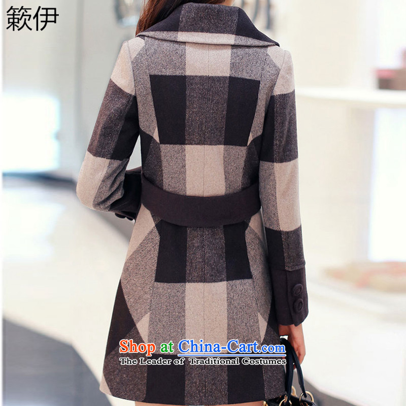 The autumn of 2015, New tremble) Children with larger gross  suy419# female jacket? coffee lattices , lest the , , , shopping on the Internet