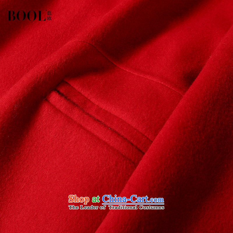Barbara Euro 2015 autumn the new President won version plain manual gross coats that long double-sided?? woolen coat , and Europe Red Poppy (BOOL) , , , shopping on the Internet