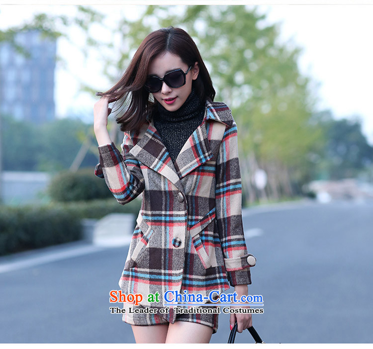 Song Gentlewoman 2015 autumn and winter new Korean latticed two kits a coat of Sau San video aristocratic thin small Heung-long-sleeved shirt pants and casual stylish and color  L gross? Picture, prices, brand platters! The elections are supplied in the national character of distribution, so action, buy now enjoy more preferential! As soon as possible.