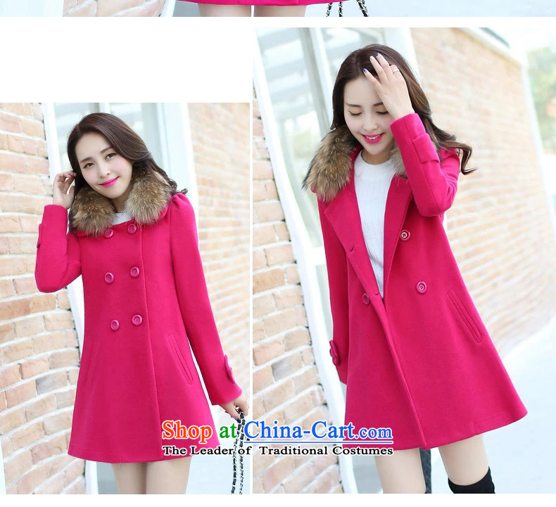 Pak Shing The 2015 autumn and winter new women's Korea version of large numbers in length of Sau San for coats jacket and women? red L picture, prices, brand platters! The elections are supplied in the national character of distribution, so action, buy now enjoy more preferential! As soon as possible.