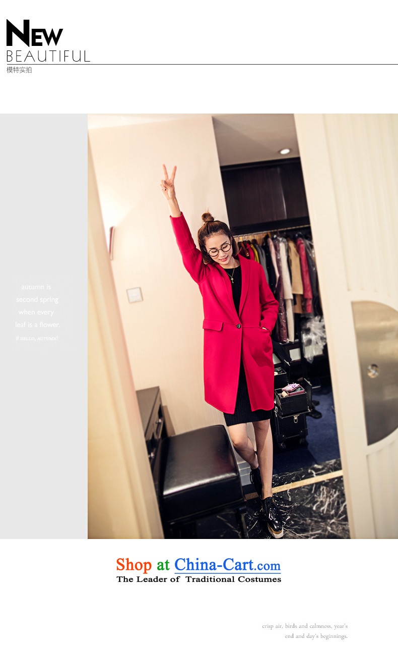 Bessey Card 2015 New Pure Wool double-side jacket manually in the long hair of Sau San? Korean female BX1092 coats RED M picture, prices, brand platters! The elections are supplied in the national character of distribution, so action, buy now enjoy more preferential! As soon as possible.