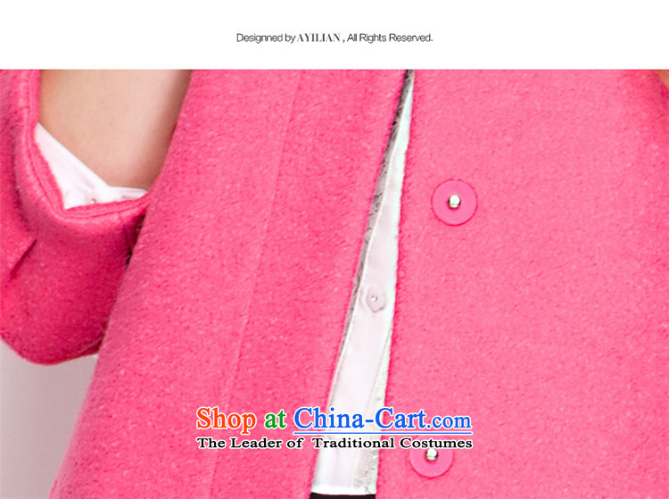 Aida 2015 Winter New Lin female pure color wild temperament round-neck collar 7 Cuff Gross material thickness jacket coat? CA43397232 Heung-grass Green S picture, prices, brand platters! The elections are supplied in the national character of distribution, so action, buy now enjoy more preferential! As soon as possible.