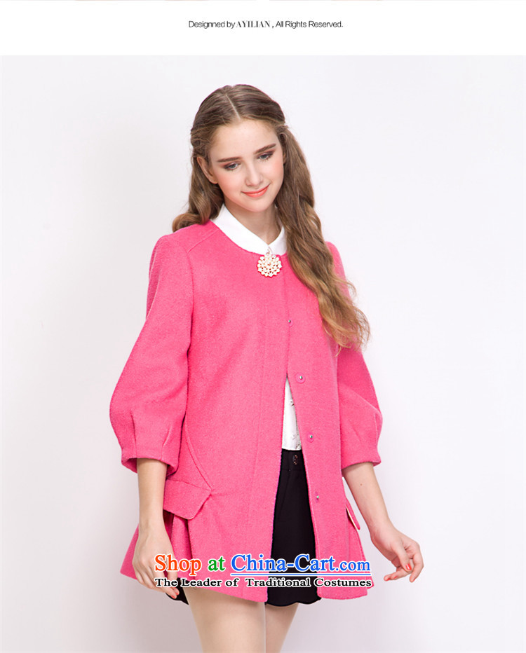 Aida 2015 Winter New Lin female pure color wild temperament round-neck collar 7 Cuff Gross material thickness jacket coat? CA43397232 Heung-grass Green S picture, prices, brand platters! The elections are supplied in the national character of distribution, so action, buy now enjoy more preferential! As soon as possible.