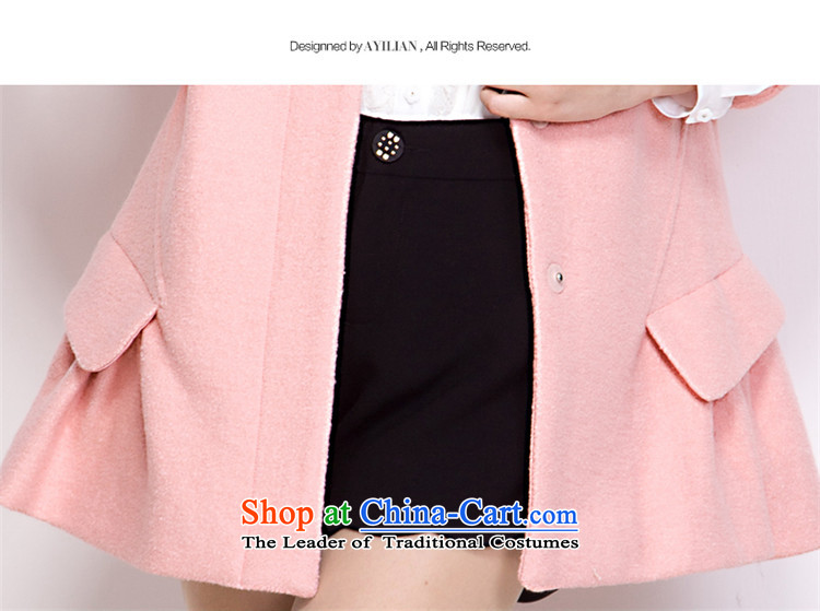 Aida 2015 Winter New Lin female pure color wild temperament round-neck collar 7 Cuff Gross material thickness jacket coat? CA43397232 Heung-grass Green S picture, prices, brand platters! The elections are supplied in the national character of distribution, so action, buy now enjoy more preferential! As soon as possible.