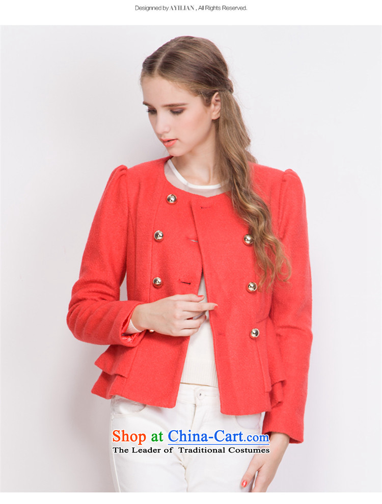 Aida 2015 Winter New Lin true colors, double-Foutune of Sau San sweet billowy flounces gross jacket CA33357006? The Red S picture, prices, brand platters! The elections are supplied in the national character of distribution, so action, buy now enjoy more preferential! As soon as possible.