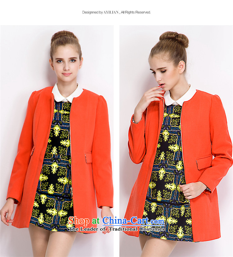 Aida 2015 Autumn Load New Lin, Korean and Sau San over the medium to longer term gross jacket female presence among the? a wool coat DS43352935 sunshine orange   M picture, prices, brand platters! The elections are supplied in the national character of distribution, so action, buy now enjoy more preferential! As soon as possible.