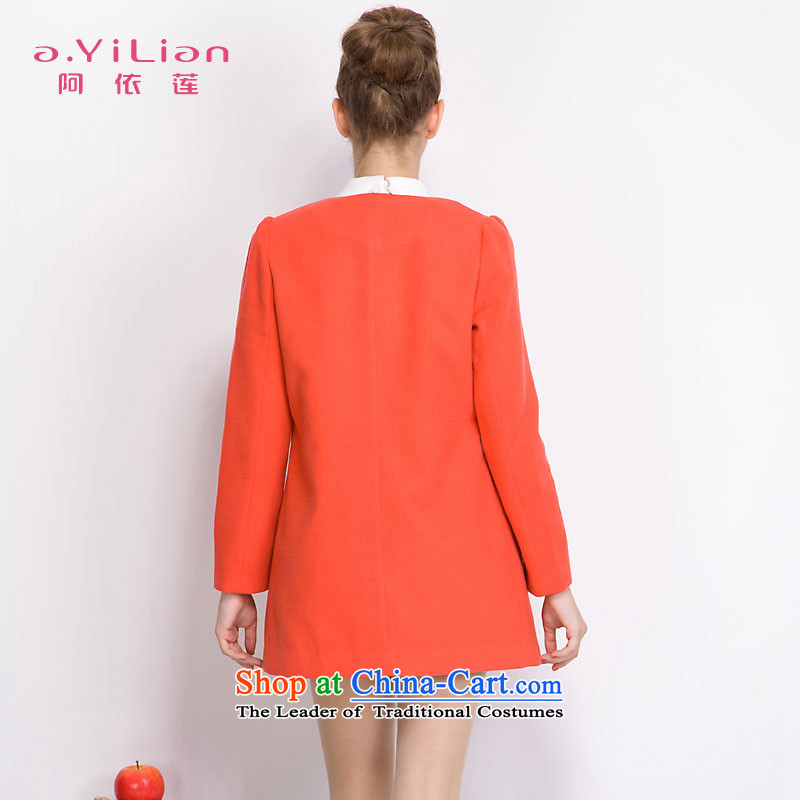 Aida 2015 Autumn Load New Lin, Korean and Sau San over the medium to longer term gross jacket female presence among the? a wool coat DS43352935 sunshine orange   M Aida Lin (A.YILIAN) , , , shopping on the Internet