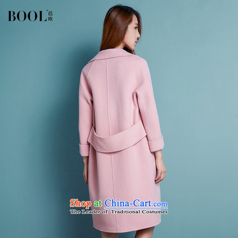 Barbara Euro 2015 autumn the new President won version plain manual gross? long double-side jacket woolen coat and pink , and Europe (BOOL) , , , shopping on the Internet