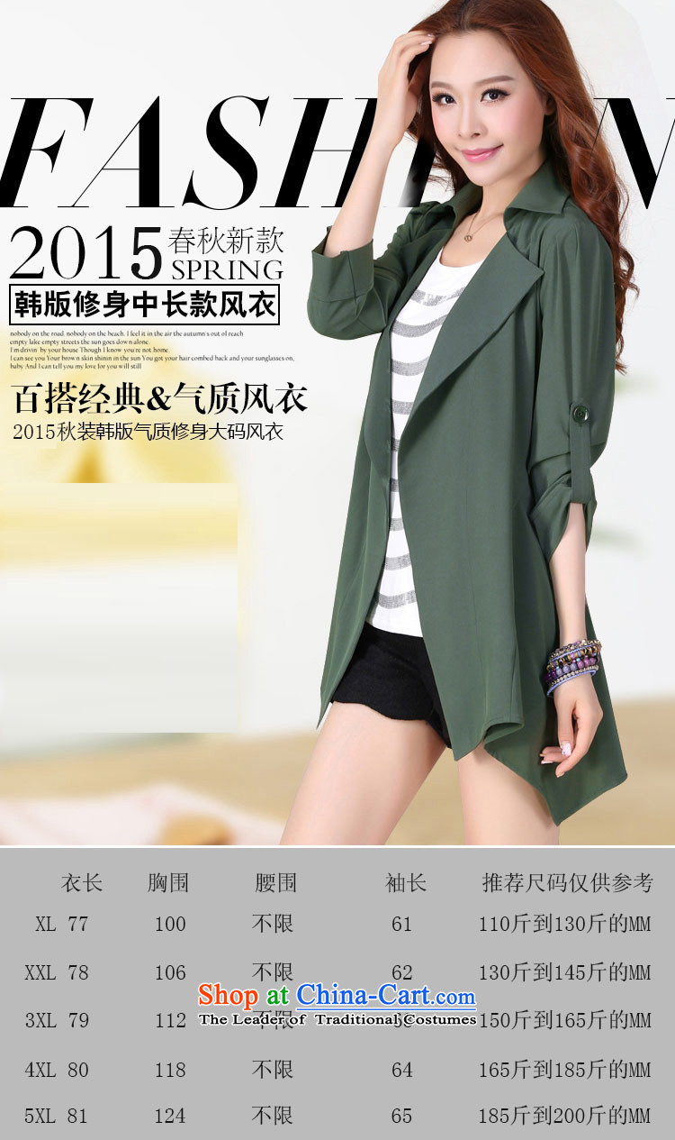 Mr James TIEN Yi Won windbreaker women larger women fall to replace Ms. increase girls' thick coat graphics thin, thick sister autumn 200catty female Chun Fat Tien large green 4XL 160 to 175 catties suitable for thick sister picture, prices, brand platters! The elections are supplied in the national character of distribution, so action, buy now enjoy more preferential! As soon as possible.