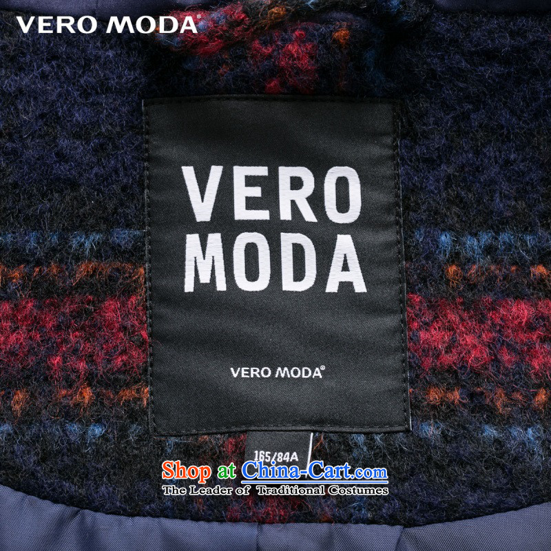 Vero moda colorful Plaid Nuclear Sub maoulen cap cloak, woolen coat |315327028 031 dark blue 155/76A/XS,VEROMODA,,, shopping on the Internet