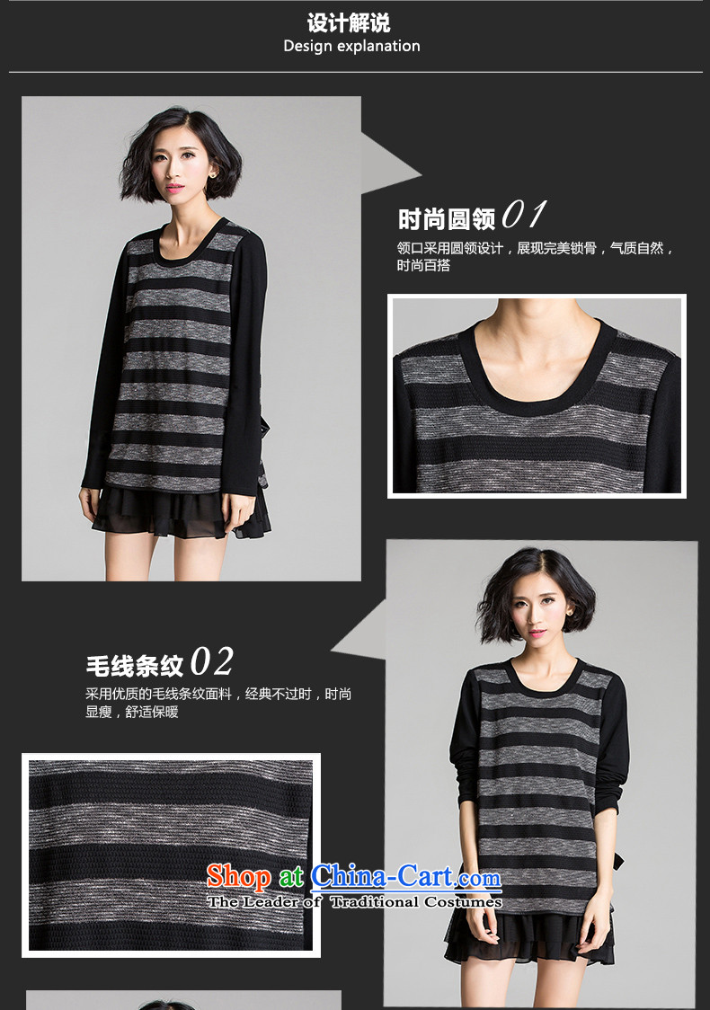 The Eternal-soo to xl women's dresses autumn 2015 new products thick mm sister Korean streaks, Hin thick knitting thin, leave two garment 2XL Photo Black, prices, brand platters! The elections are supplied in the national character of distribution, so action, buy now enjoy more preferential! As soon as possible.