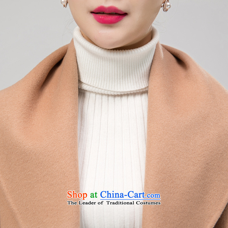 Fall in Love with the multiple roles women 2015 autumn and winter new women's high-end temperament duplex woolen coat female cashmere overcoat long jacket ASY813 Gold bricks and fell in love with the multiple roles XL, (aishangduojuese) , , , shopping on