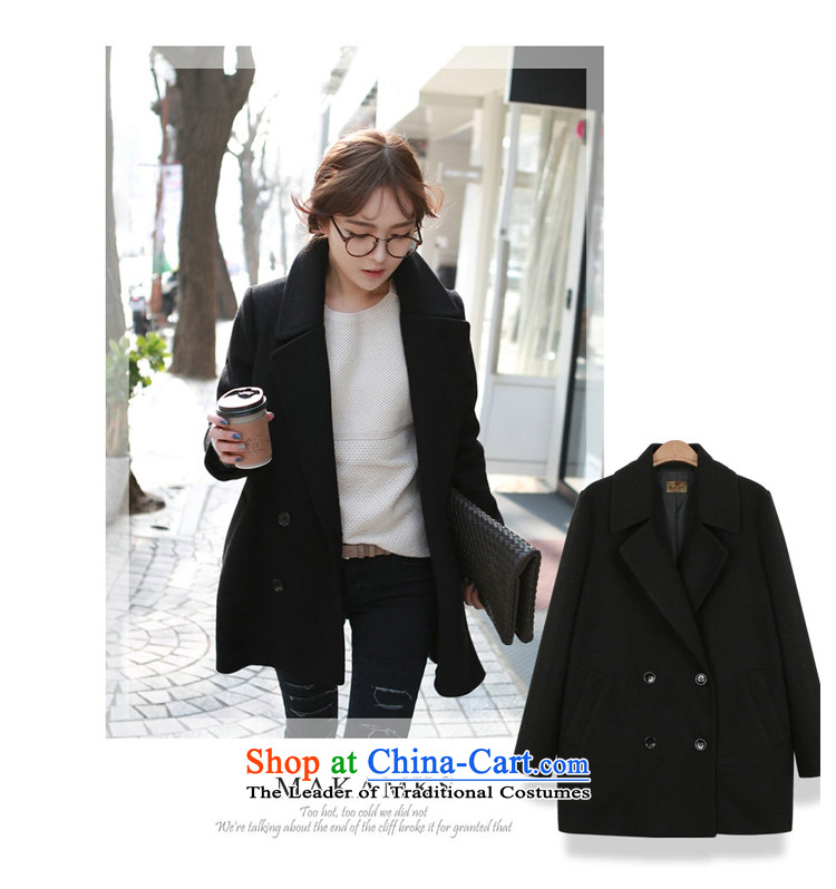 Figure Ngan 2015 Fall/Winter Collections new Korean female decorated in the body of this wind jacket wool a wool coat jacket, blue XL pictures, female price, brand platters! The elections are supplied in the national character of distribution, so action, buy now enjoy more preferential! As soon as possible.