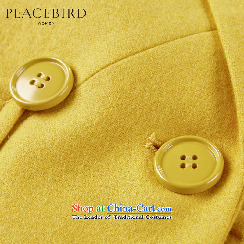 Women peacebird autumn 2015 new products Sau San A3AA43402 coats yellow L? peacebird shopping on the Internet has been pressed.