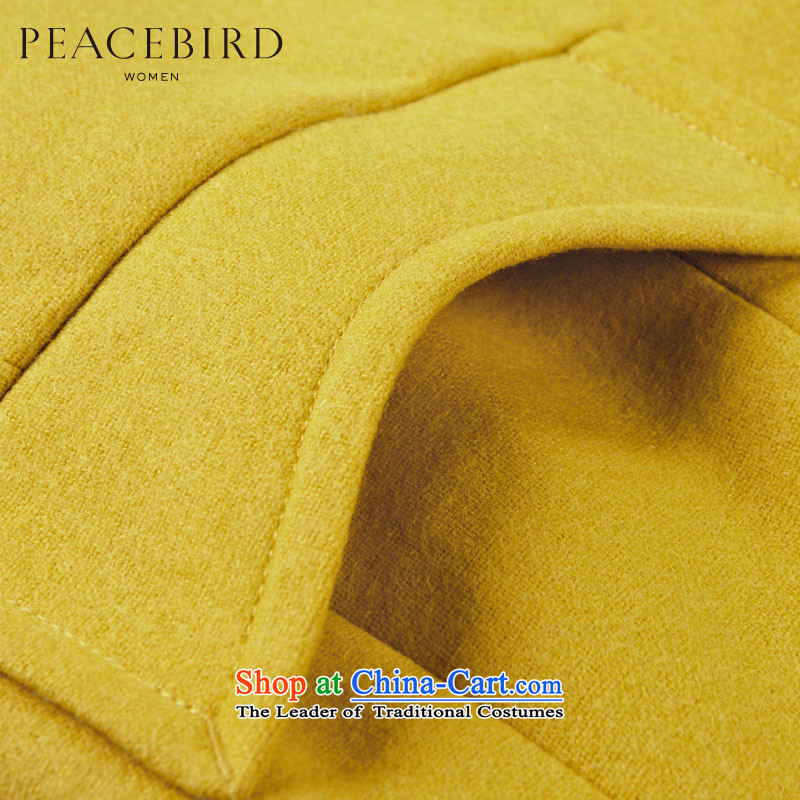 Women peacebird autumn 2015 new products Sau San A3AA43402 coats yellow L? peacebird shopping on the Internet has been pressed.