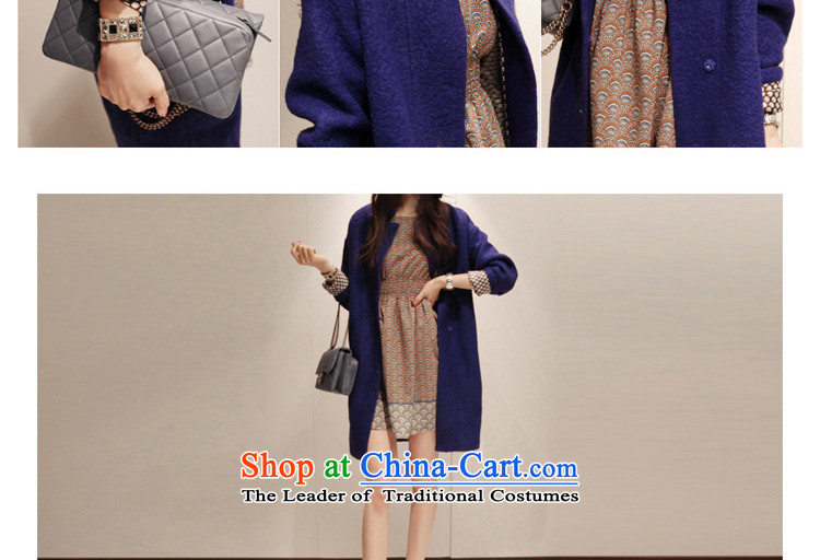 Hui-hua 2015 fall for the new land, loose fit Korean minimalist in long L WD001 coats of gross? purple L picture, prices, brand platters! The elections are supplied in the national character of distribution, so action, buy now enjoy more preferential! As soon as possible.