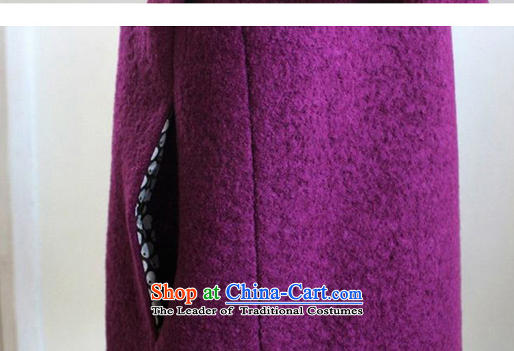 Hui-hua 2015 fall for the new land, loose fit Korean minimalist in long L WD001 coats of gross? purple L picture, prices, brand platters! The elections are supplied in the national character of distribution, so action, buy now enjoy more preferential! As soon as possible.