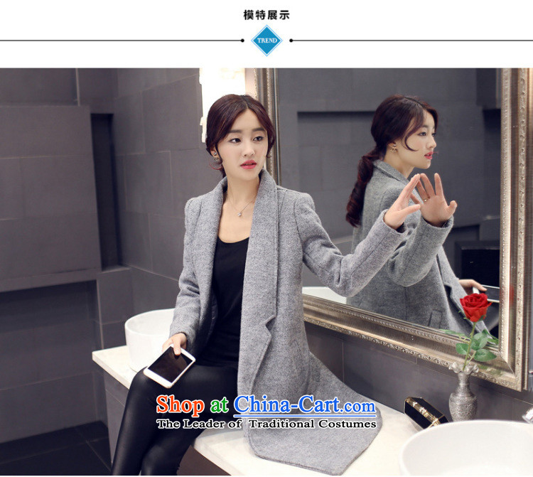 Stylish devil of the 2015 Fall/Winter Collections new Korean lapel in long coats)? 