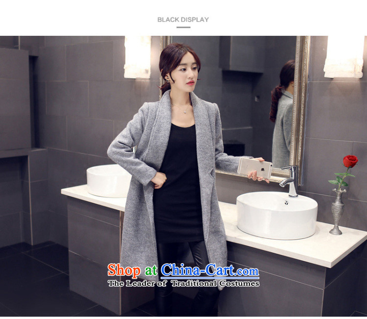 Stylish devil of the 2015 Fall/Winter Collections new Korean lapel in long coats)? 