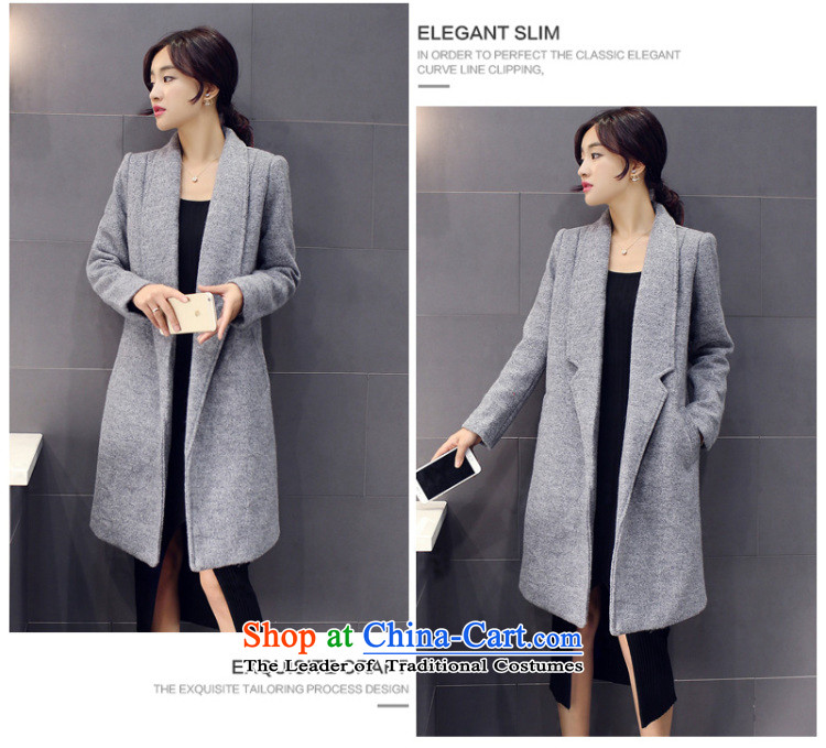 Stylish devil of the 2015 Fall/Winter Collections new Korean lapel in long coats)? 