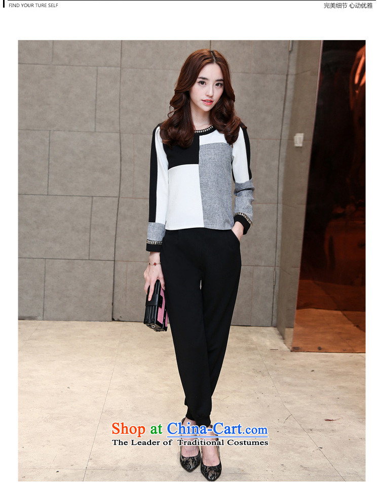 Wen Min 2015 Autumn new boxed kit Korean Version to intensify the shirt trousers thick sister video large thin women female 942 color pictures picture, prices, XXXL brand platters! The elections are supplied in the national character of distribution, so action, buy now enjoy more preferential! As soon as possible.