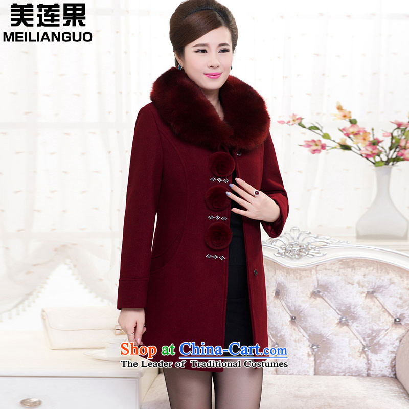 Mei-lin guo 2015 autumn and winter in the new large older women in a coat of thick wool is warm Sau San coats of Lai Hung XXXXXL, 811 Mei-lin Guo shopping on the Internet has been pressed.