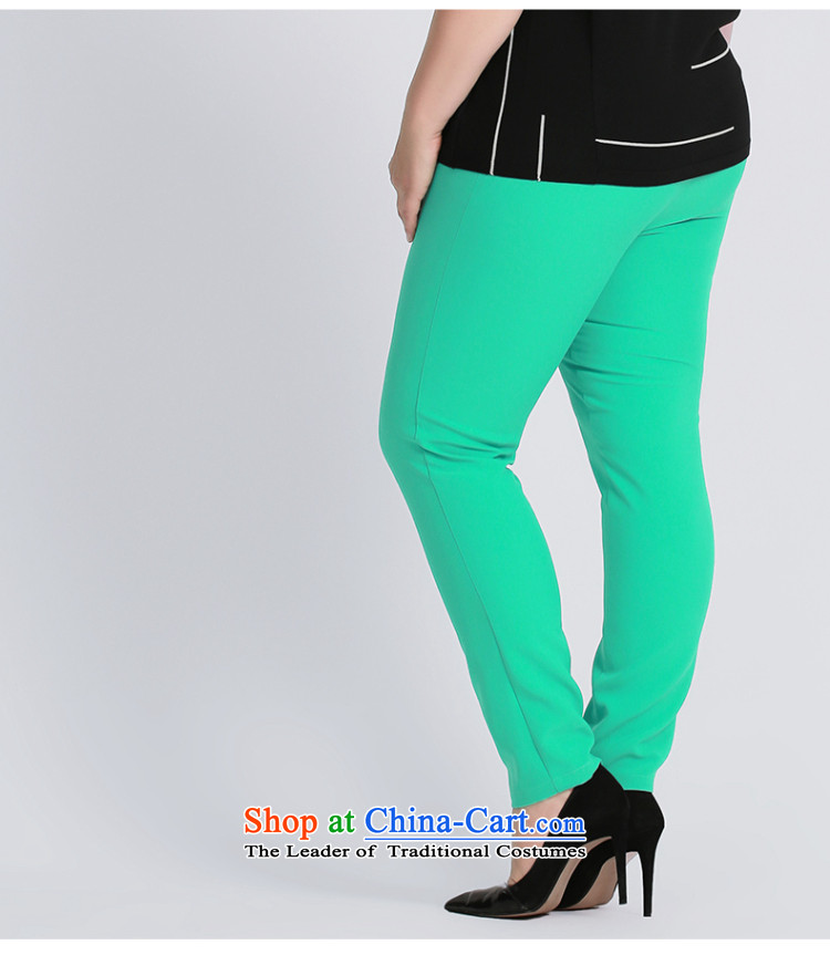 The former Yugoslavia Migdal Code women 2015 Autumn replacing the new fat mm Sleek and versatile black-green, blue casual pants 953091860  3XL black picture, prices, brand platters! The elections are supplied in the national character of distribution, so action, buy now enjoy more preferential! As soon as possible.