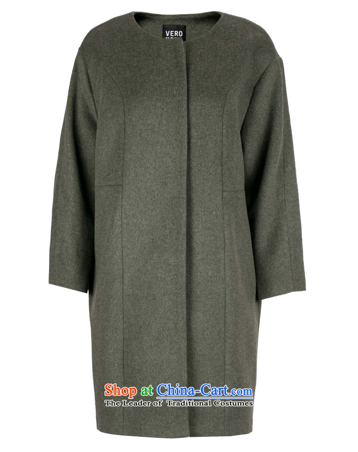 Vero moda solid color thick fabrics round-neck collar Lok rotator cuff straight hair? |315327032 coats are 043 Army Green 155/76A/XS picture, prices, brand platters! The elections are supplied in the national character of distribution, so action, buy now enjoy more preferential! As soon as possible.