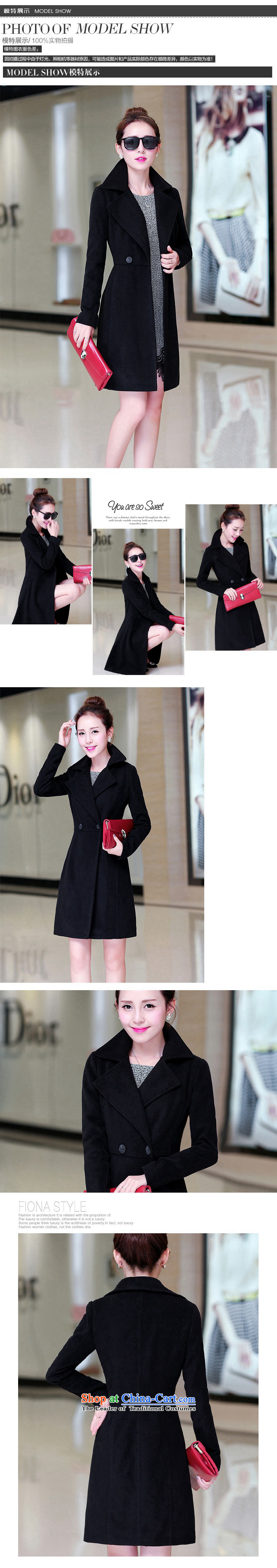 Love is the fall of 2015 New Gigi Lai lady? Jacket Korean Gross Stylish coat in gross? Ms. Long Sau San temperament gross? overcoat black L picture, prices, brand platters! The elections are supplied in the national character of distribution, so action, buy now enjoy more preferential! As soon as possible.