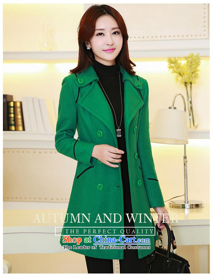 For the 2015 Autumn Princess Anne new ladies hair? Jacket Korean Stylish coat in gross? Ms. Long Sau San temperament gross? overcoat navy XXL picture, prices, brand platters! The elections are supplied in the national character of distribution, so action, buy now enjoy more preferential! As soon as possible.