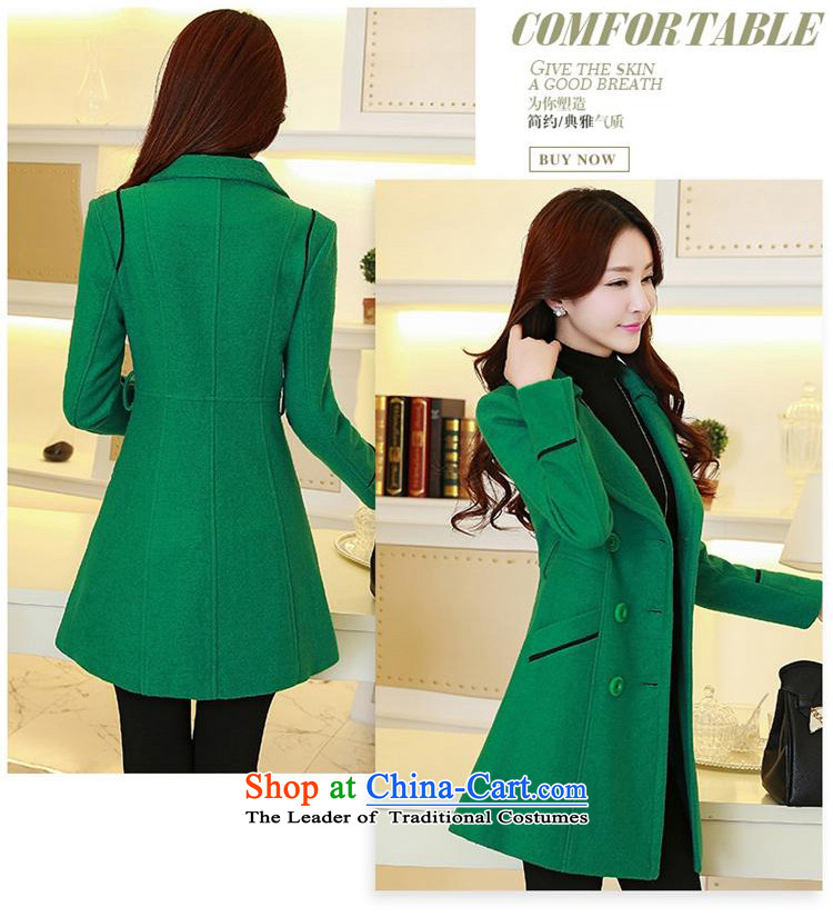 For the 2015 Autumn Princess Anne new ladies hair? Jacket Korean Stylish coat in gross? Ms. Long Sau San temperament gross? overcoat navy XXL picture, prices, brand platters! The elections are supplied in the national character of distribution, so action, buy now enjoy more preferential! As soon as possible.