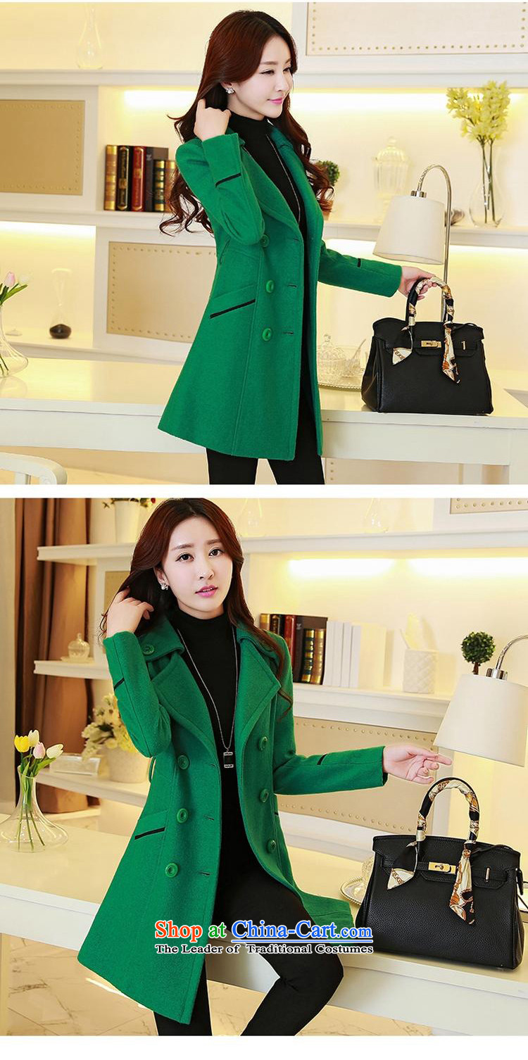 For the 2015 Autumn Princess Anne new ladies hair? Jacket Korean Stylish coat in gross? Ms. Long Sau San temperament gross? overcoat navy XXL picture, prices, brand platters! The elections are supplied in the national character of distribution, so action, buy now enjoy more preferential! As soon as possible.